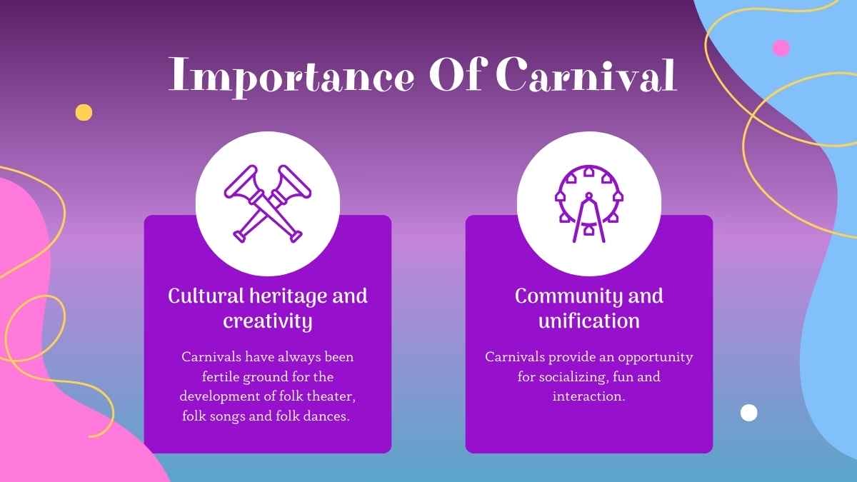 Slide Karnaval Go dengan Desain Abstract - slide 6