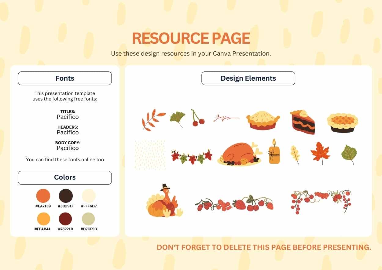 Koleksi Kartu Ucapan Creative Thanksgiving Musim Gugur - slide 5