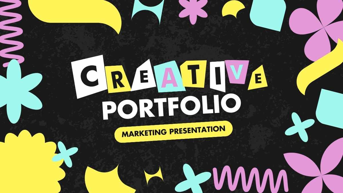 Plantillas Creativas de Portafolio Geométrico - diapositiva 1