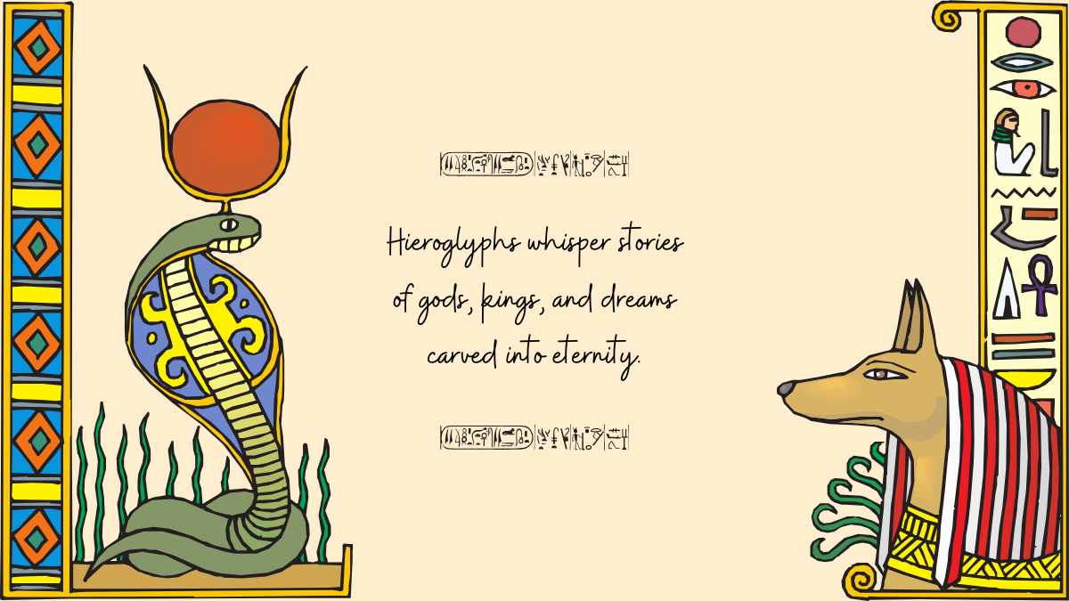 Slide Background Bergambar Mesir Kuno - slide 11