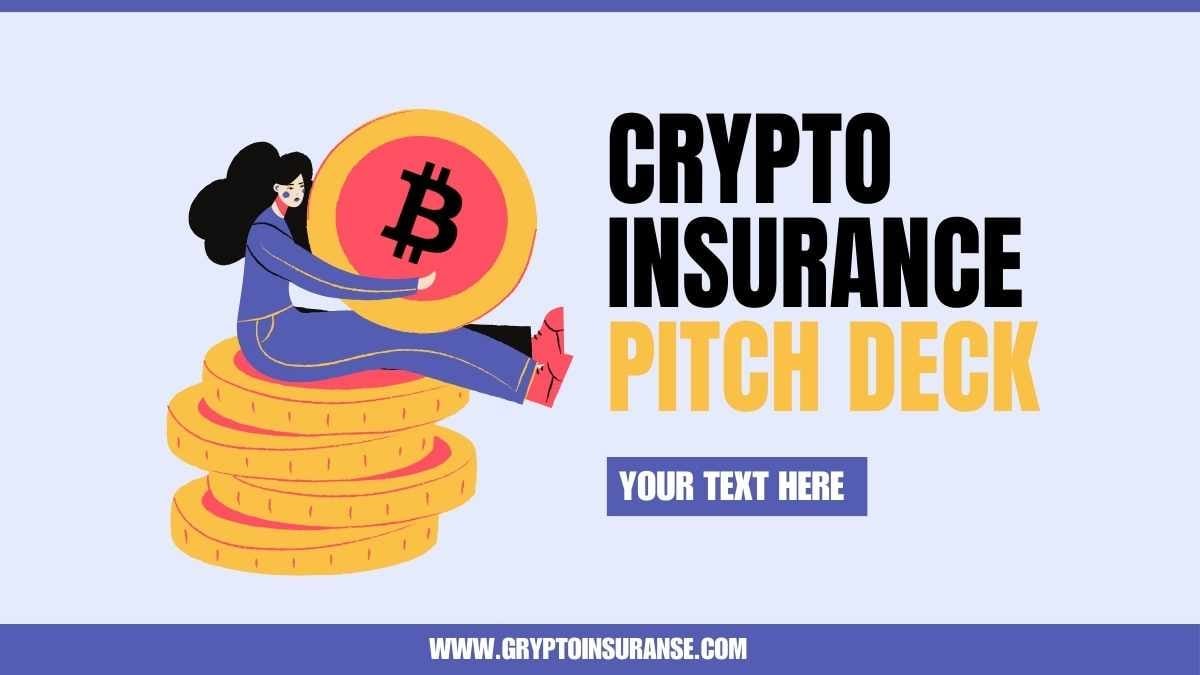 Presentasi Bergambar untuk Penawaran Asuransi Kripto - slide 1