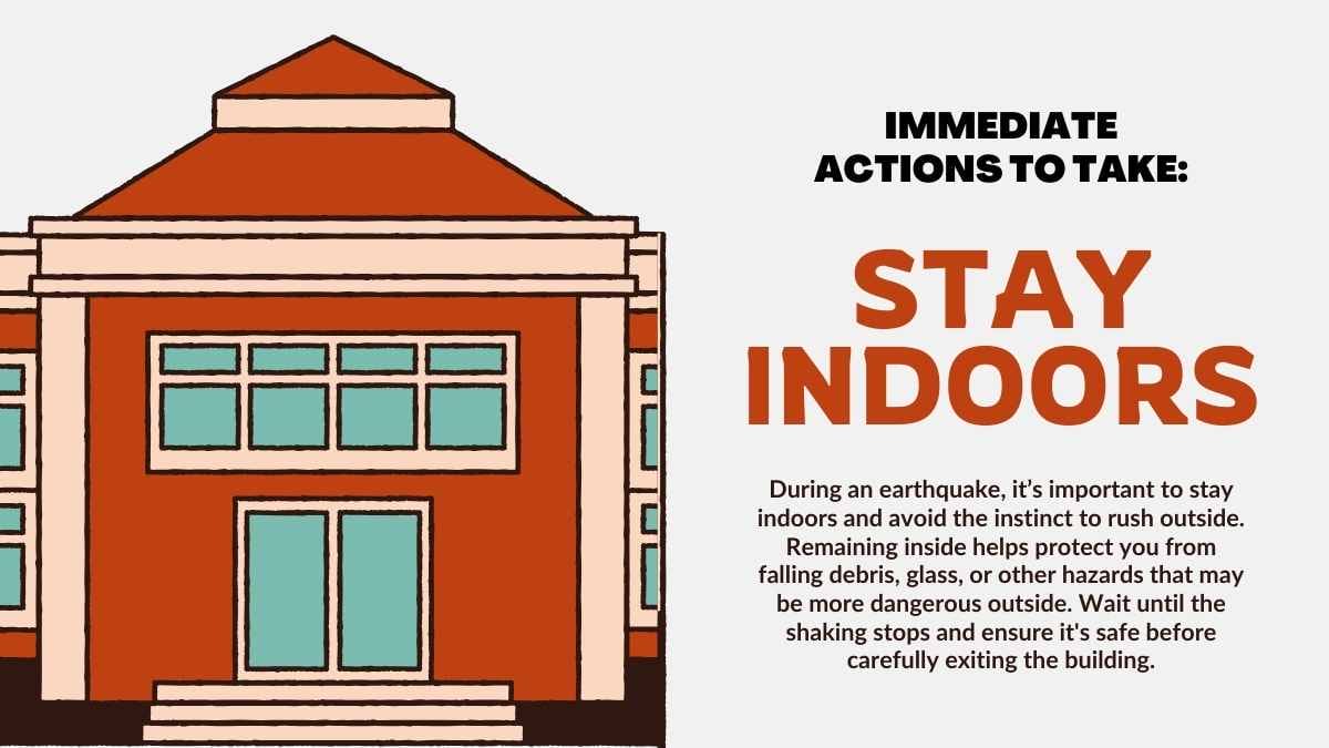 Latihan Simulasi Gempa Bumi Berilustrasi untuk Sekolah - slide 9