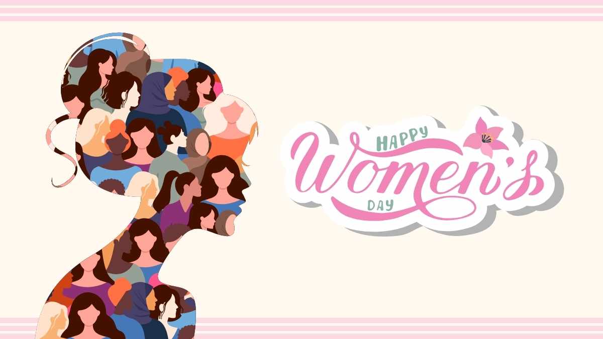 Slide Background Bergambar untuk Hari Perempuan Internasional - slide 2