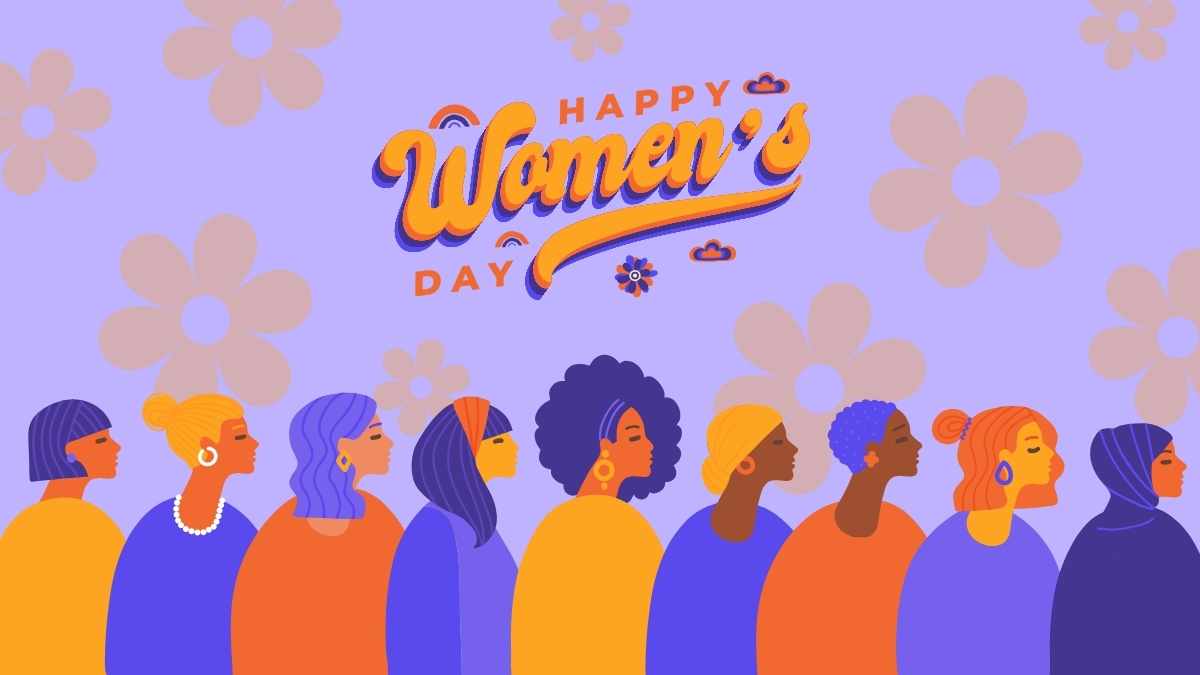 Slide Background Bergambar untuk Hari Perempuan Internasional - slide 4