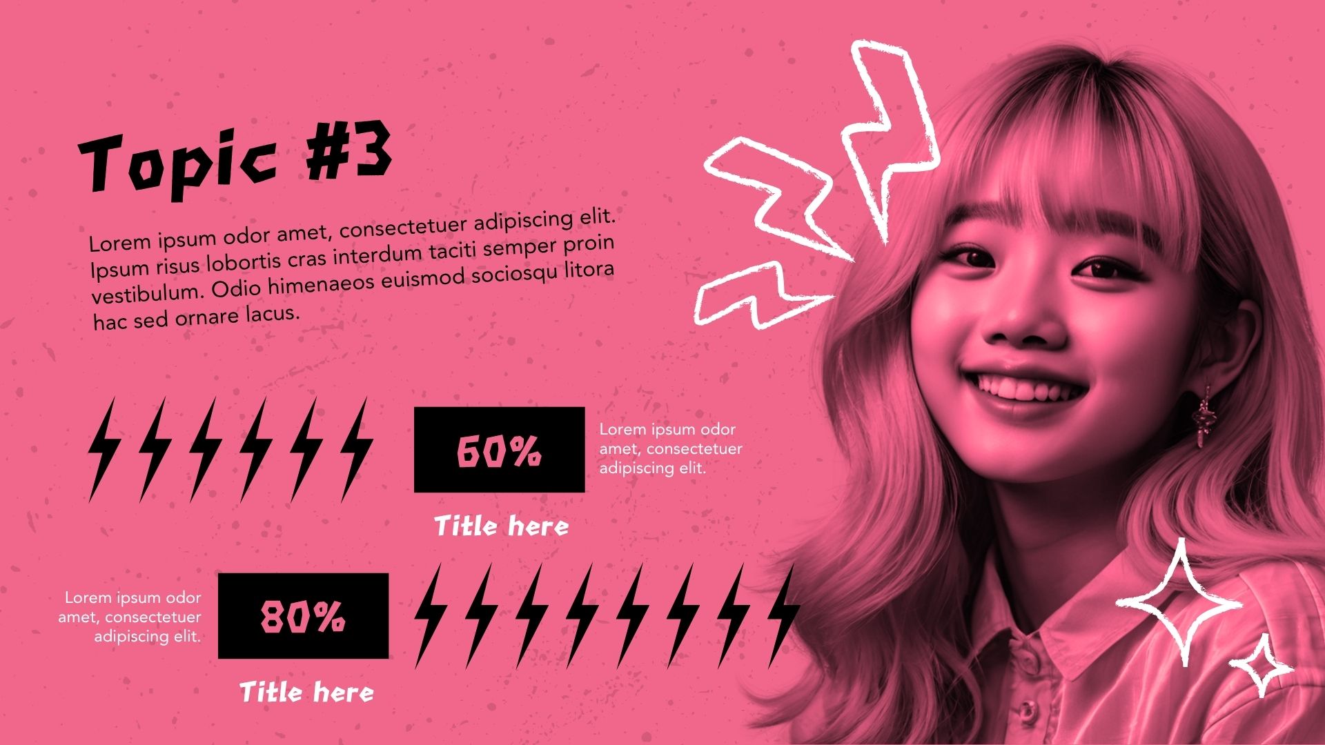 Korean Pop Background Slides - slide 11