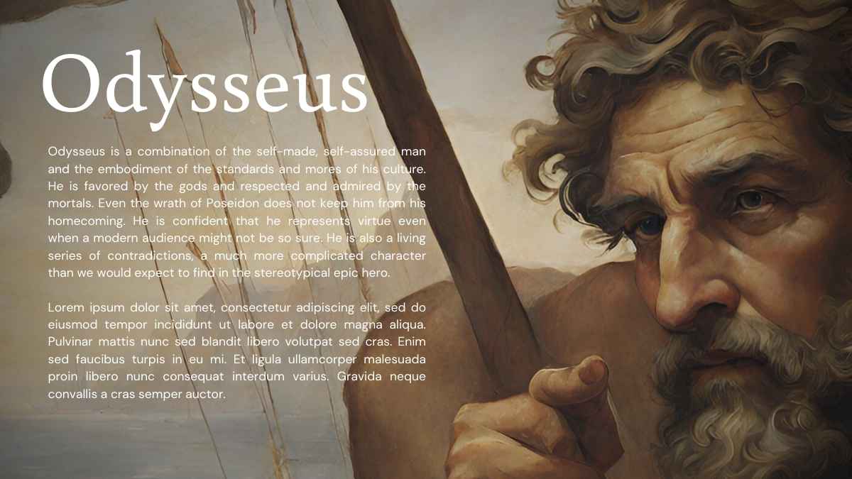 Mata Pelajaran Sastra untuk SMA tentang Kisah Odyssey - slide 6