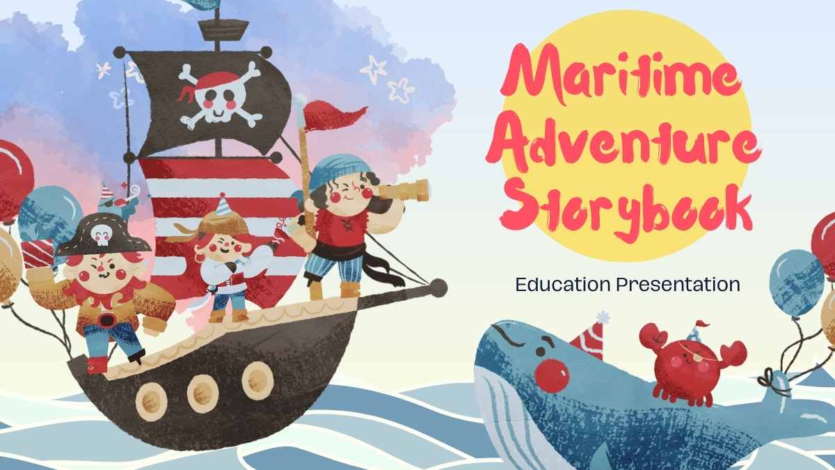 Slides de História de Aventura Marítima - deslizar 1