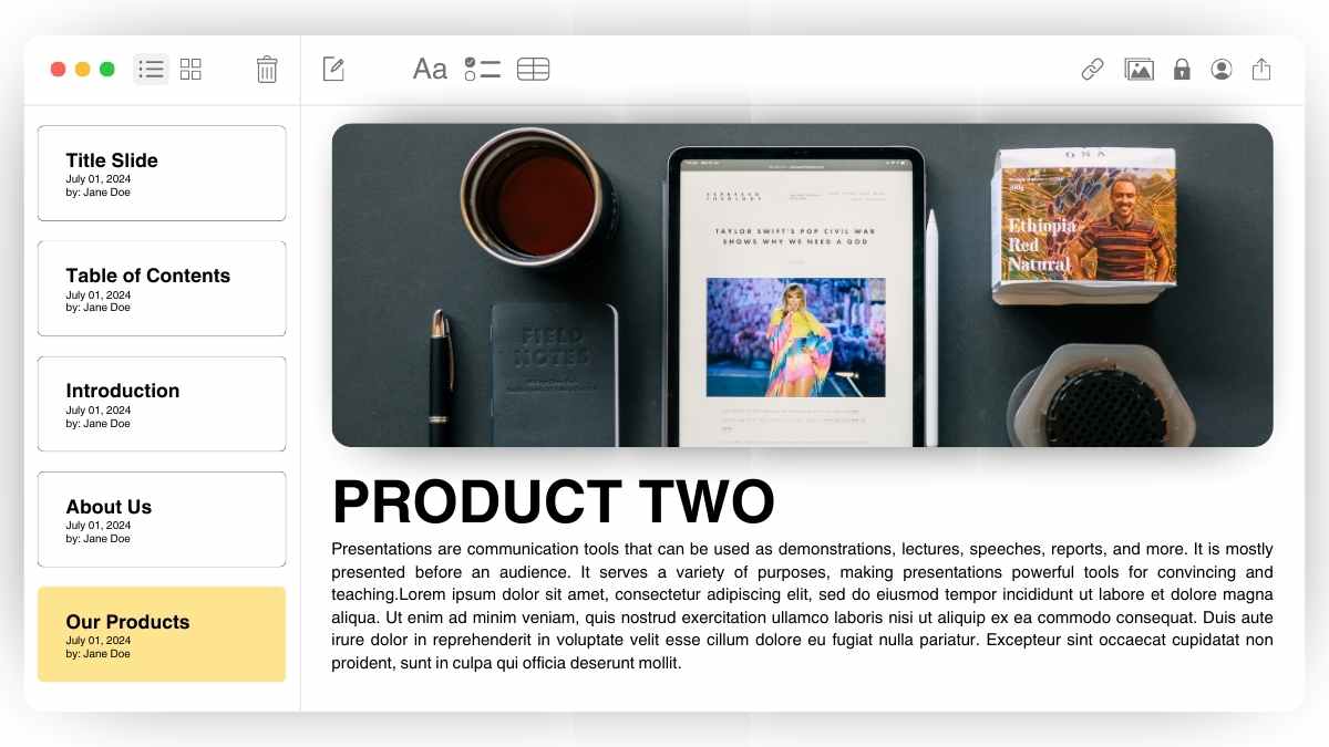 Slide Background Minimal Terinspirasi dari Apple Notes - slide 13