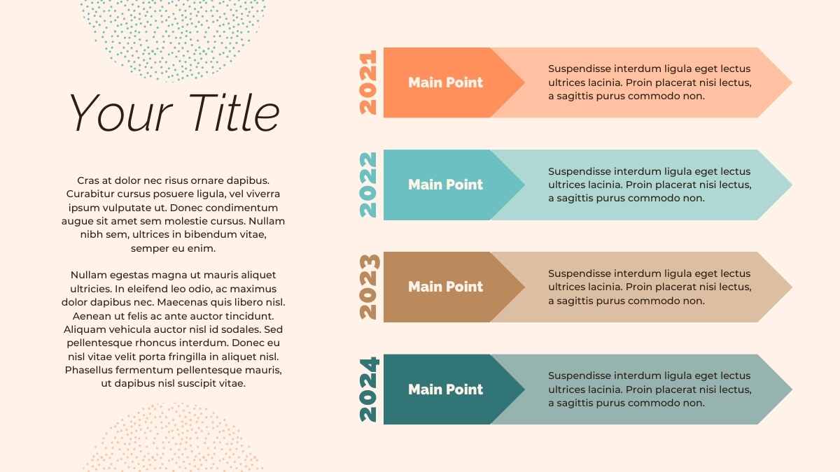 Minimal Arrow Timeline Infographics - slide 11