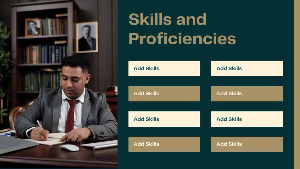 Plantillas Minimalistas para Currículum de Abogado Corporativo - diapositiva 7