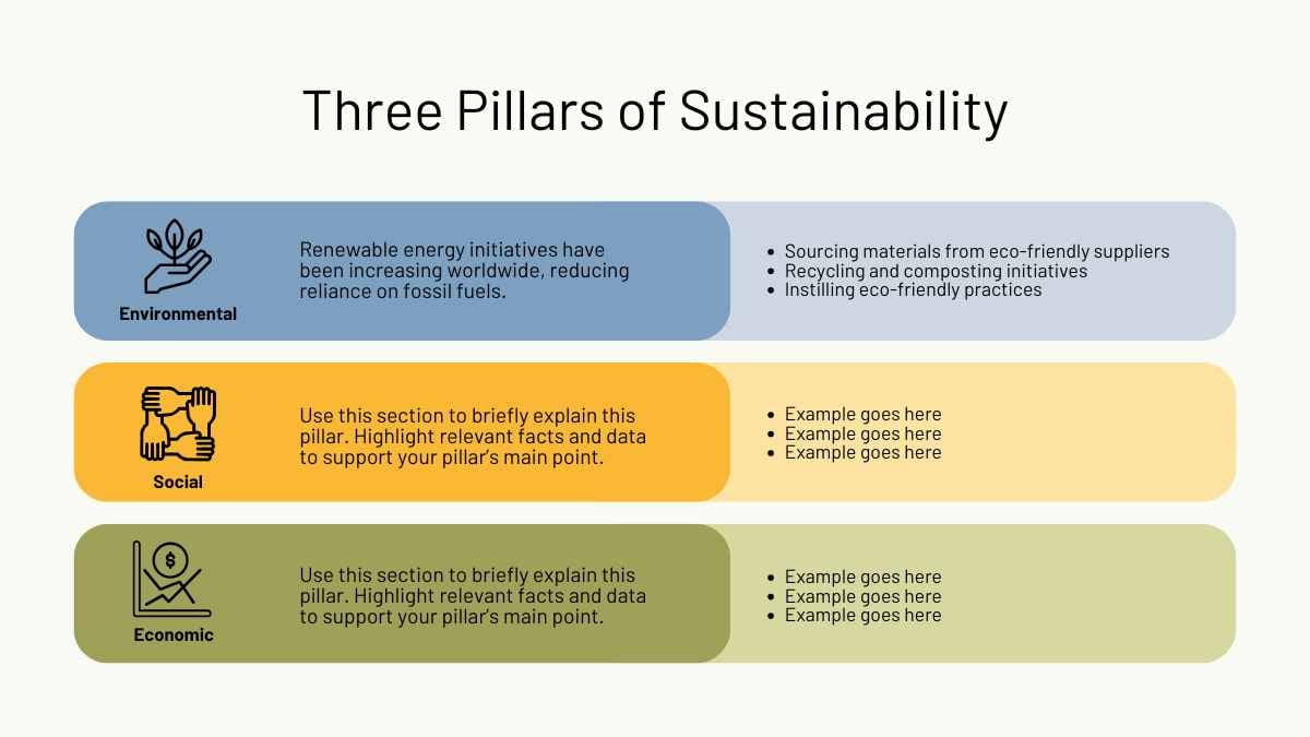 Infografis Modern 3 Pilar - slide 3