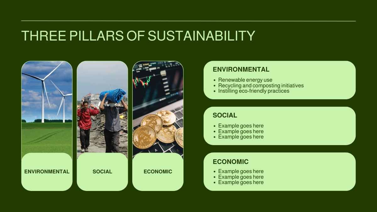 Infografis Modern 3 Pilar - slide 4