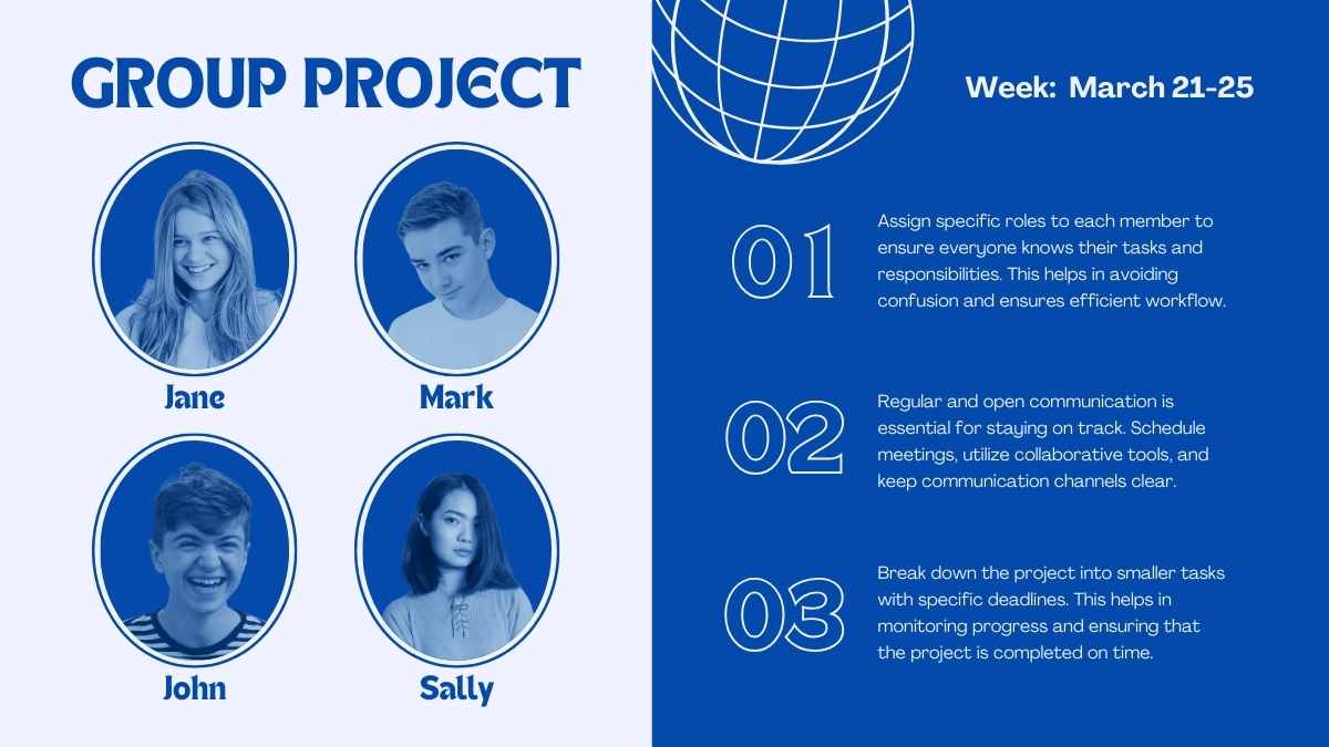 Pelacak Produktivitas Sekolah Modern Bold - slide 7