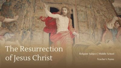 Religion Subject for Middle School: Resurrection of Jesus Christ 1