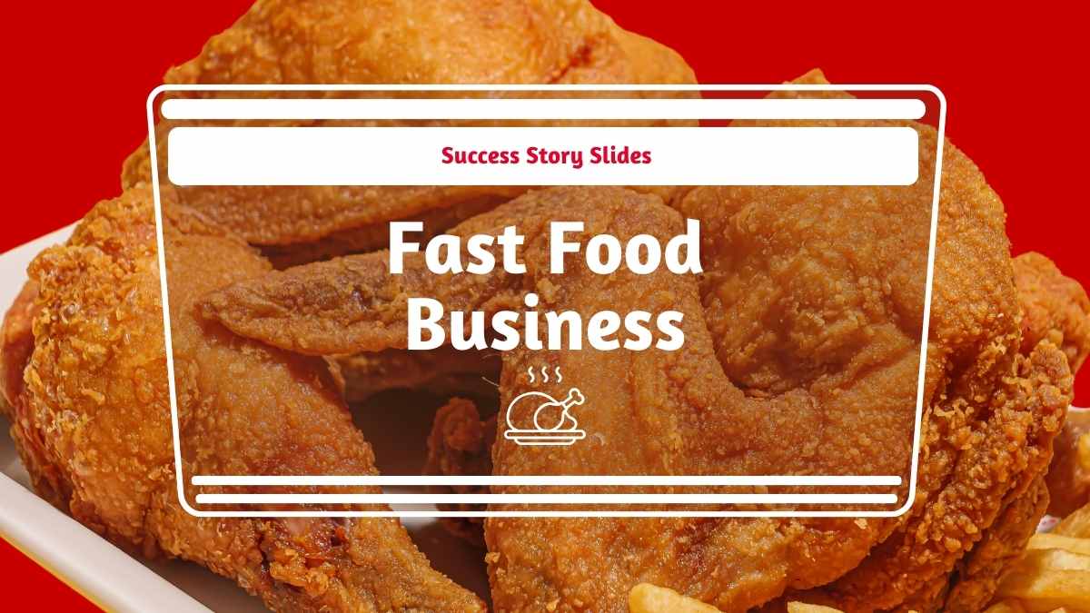 Simple Fast Food Business Success Story Slides - slide 1